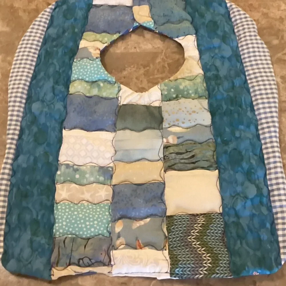 Hand Crafted Reversible Baby Bib $12 ea or 3/$25